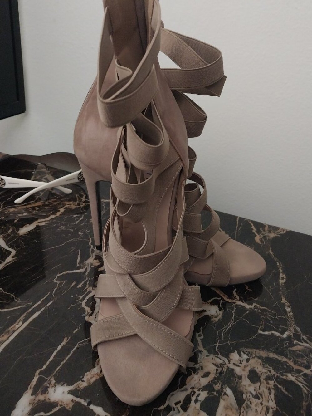 So Me Hercules Style Ankle Boots/Sandals Back Zipper